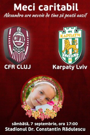 Bilete la  Meci Caritabil -CFR Cluj v FC Karpaty Lviv