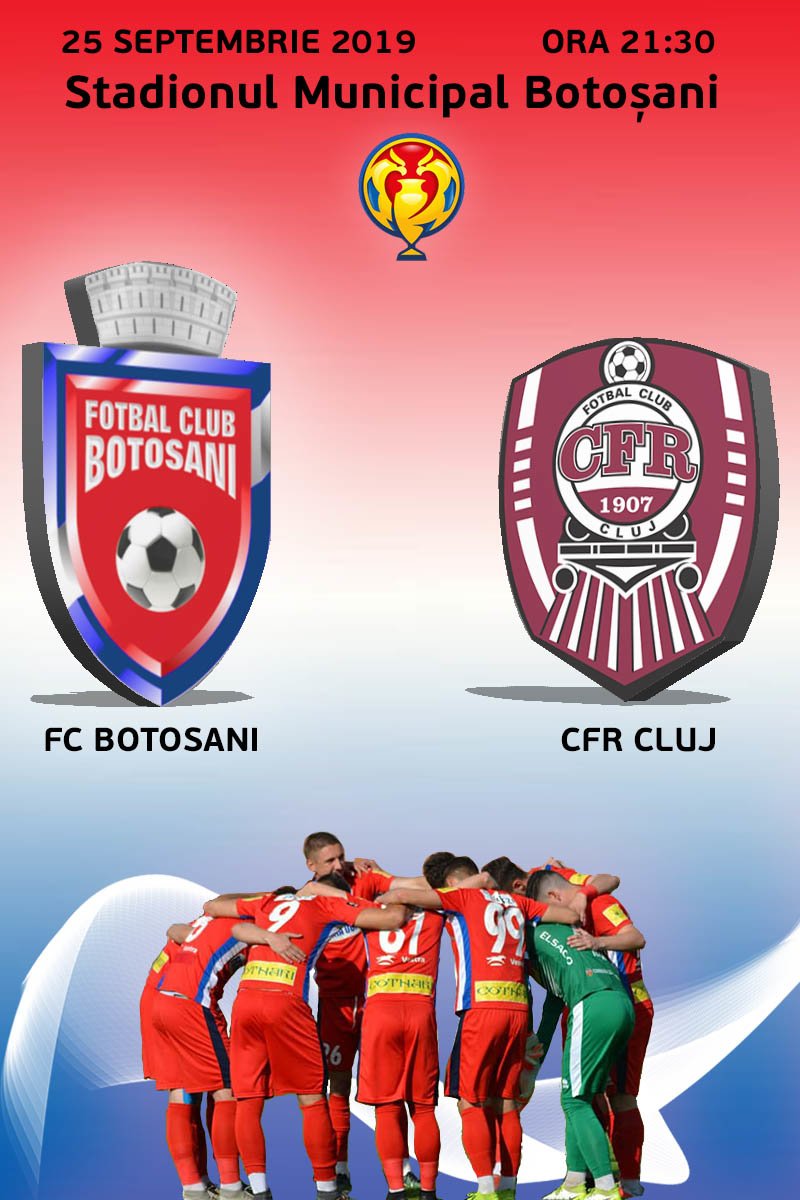 FC Botosani v CFR 1907 Cluj - Cupa Romaniei - 25 sept 2019