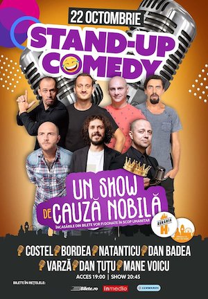 Bilete la  Stand-Up Comedy: Costel, Bordea, Natanticu, Dan Badea & more