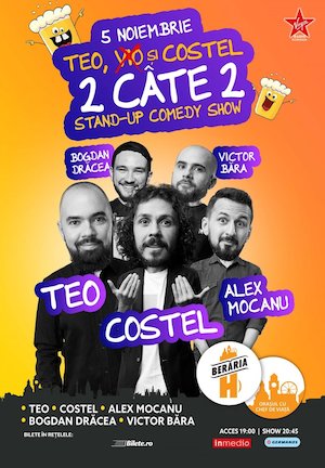 Bilete la  Stand Up Comedy: Vio, Costel, Alex Mocanu, Victor Bara & Dracea