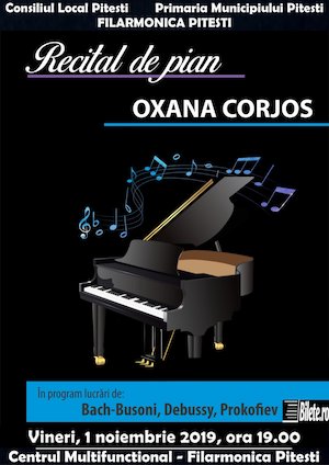 Bilete la  Recital de pian - Oxana Corjos