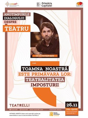Bilete la  Anotimpurile dialogului despre teatru cu Octavian Saiu