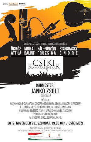Bilete la  Csíki Kamarazenekar hangversenye