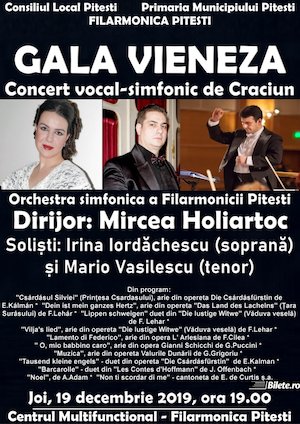 Bilete la  Concert simfonic Extraordinar la Filarmonica Pitesti