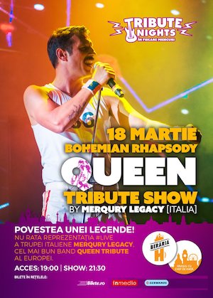 Bilete la  Bohemian Rhapsody - QUEEN Tribute Show by Merqury Legacy [Italy]