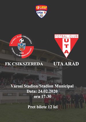 Bilete la  FK Csikszereda - UTA Arad