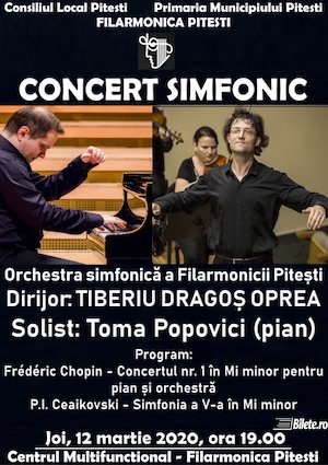 Bilete la  Concert simfonic cu Matei Varga si Tiberiu Dragos