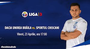 Bilete la  Dacia Unirea Braila - Sportul Chiscani