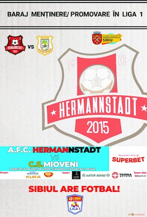 Bilete la  AFC Hermannstadt - CS Mioveni