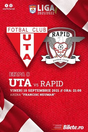 Bilete la UTA Arad - FC RAPID - PLAY-OUT