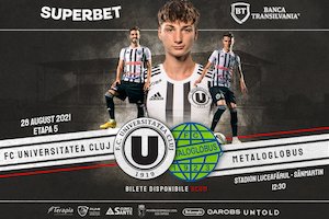 Bilete la FC Universitatea Cluj - FC Metaloglobus Bucuresti