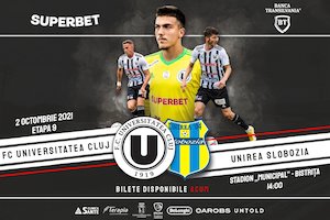 Bilete la FC Universitatea Cluj - Unirea Slobozia