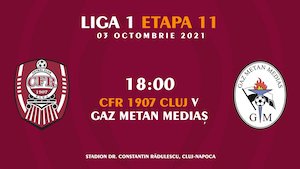 Bilete la CFR 1907 Cluj - Gaz Metan Medias - CASA Liga 1