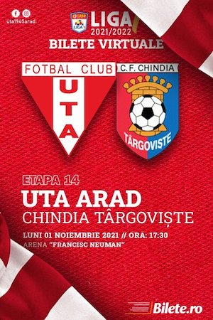 Bilete la UTA Arad - AFC Chindia Targoviste