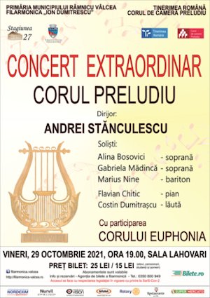 Bilete la  Concert Extraordinar - Corul Preludiu