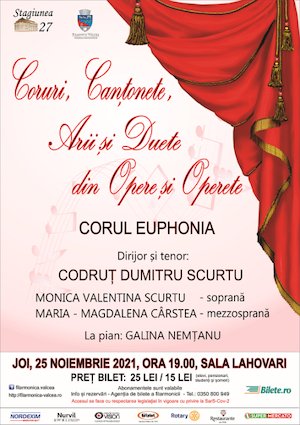 Bilete la  Coruri, Cantonete, Arii si Duete din Opere si Operete