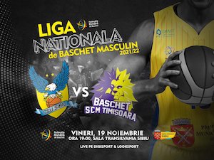 Bilete la BC CSU Sibiu - CS SCM Timisoara - Baschet