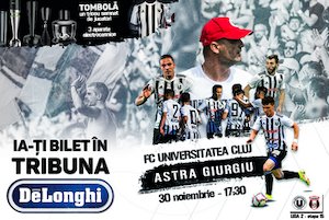 Bilete la  FC Universitatea Cluj - Astra Giurgiu