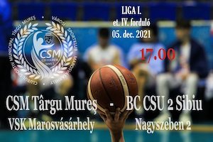 Bilete la CSM Targu Mures - CS CSU 2 Sibiu - baschet