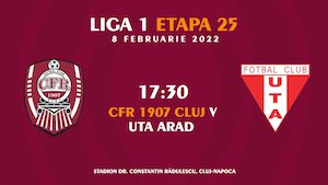 Bilete la CFR 1907 Cluj - UTA Arad - CASA Liga 1