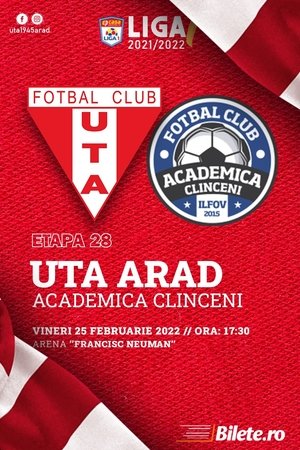 Bilete la UTA Arad - Academica Clinceni - CASA Liga 1