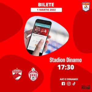 Bilete la  FC Dinamo - Sepsi OSK Sf. Gheorghe - Casa Liga 1
