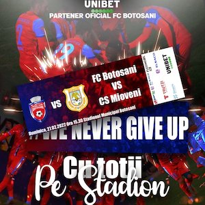 Bilete la  FC Botosani - CS Mioveni - CASA Liga 1