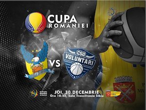 Bilete la Cupa Romaniei: BC CSU Sibiu VS. CSO Voluntari