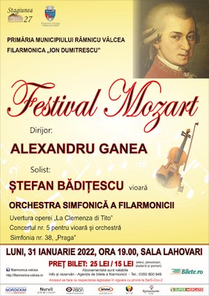 Bilete la  Festival Mozart