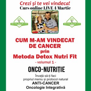 Bilete la Curs online live Onco -Nutritie si Onco-Fitoterapie