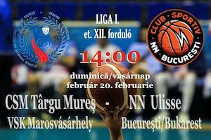 Bilete la CSM Targu Mures - NN Ulisse - Baschet