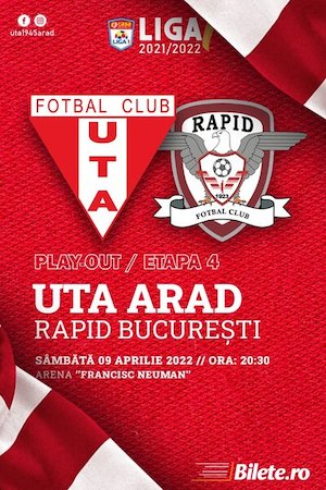 Bilete la  UTA Arad - FC RAPID - PLAY-OUT