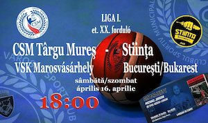Bilete la  CSM Targu Mures - Stiinta Bucuresti - Baschet