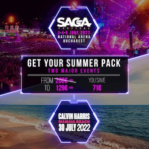 Abonament SAGA Summer Pack: SAGA Festival + Calvin Harris show