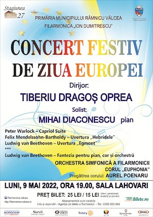 Bilete la  Concert Festiv de Ziua Europei