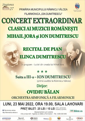 Bilete la  Concert Extraordinar - Clasici ai muzicii Romanesti