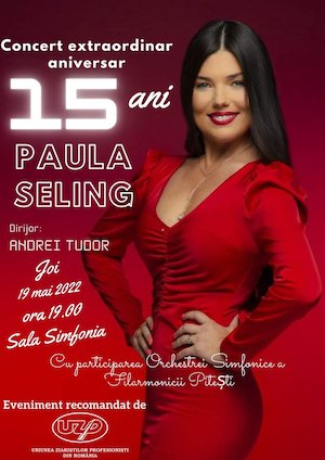 Bilete la  Concert extraordinar aniversar 15 ani - Paula Seling