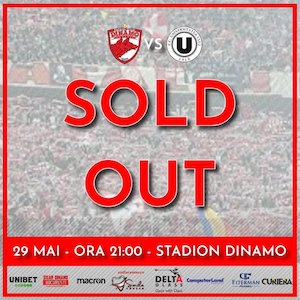 Bilete la  Meci baraj - Dinamo – FC Universitatea Cluj