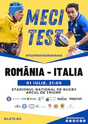 Bilete la  ROMANIA ITALIA - Rugby