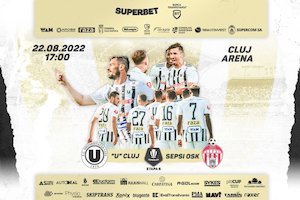 Bilete la  FC Universitatea Cluj - Sepsi OSK Sfantu Gheorghe - SUPERLIGA - ETAPA VI