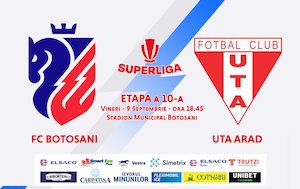 Bilete la AFC Botosani - UTA Arad - SUPERLIGA