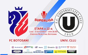 AFC Botosani - FC Universitatea Cluj - SUPERLIGA