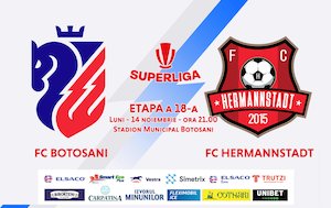 Bilete la  AFC Botosani - AFC Hermannstadt - SUPERLIGA