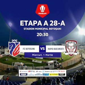 Bilete la  FC Botosani - FC Rapid 1923