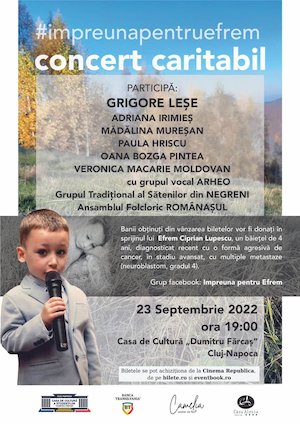 Bilete la  Concert caritabil cu participarea lui Grigore Leșe