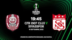 Bilete la UEFA Conference League - CFR 1907 Cluj - Sivasspor