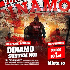 Bilete la  DINAMO SUNTEM NOI