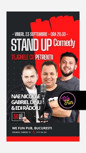 Bilete la  Stand up: Nae Nicolae, Gabriel Dinu & Edi Radoiu