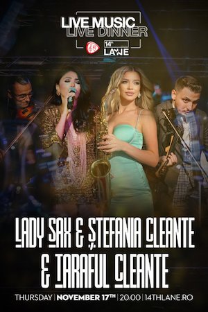 Bilete la Taraful Cleante, Lady Sax & Stefania Cleante