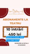 bilete Abonamente la Teatrul InDArt